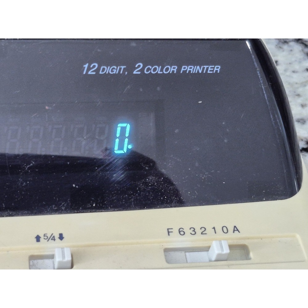 Sharp EL-2192RII Printing Calculator 12 Digit 2 Color Desktop Tested Works - Picture 2 of 8